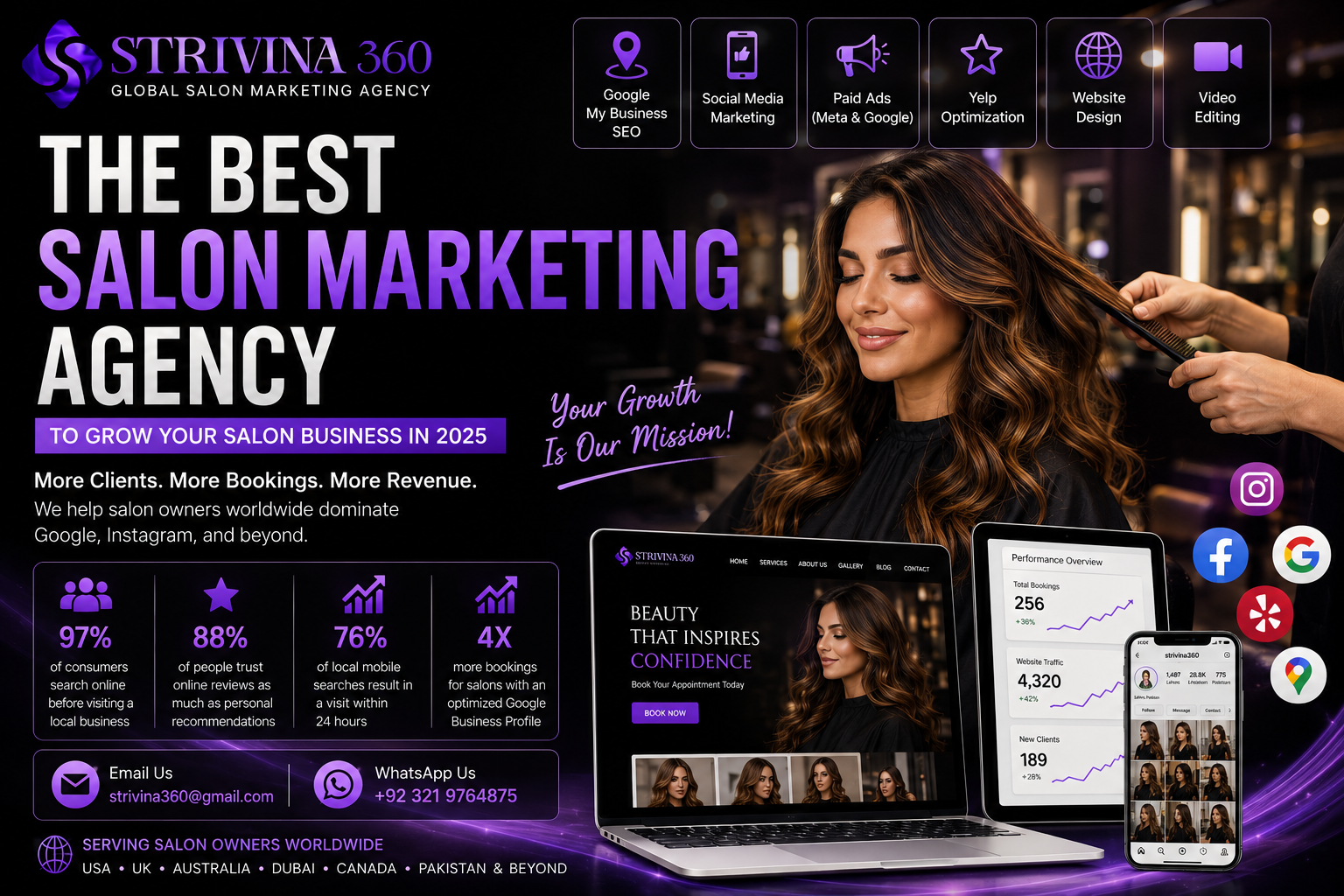 Strivina 360: The Best Salon Marketing Agency to Grow Your Business in 2026